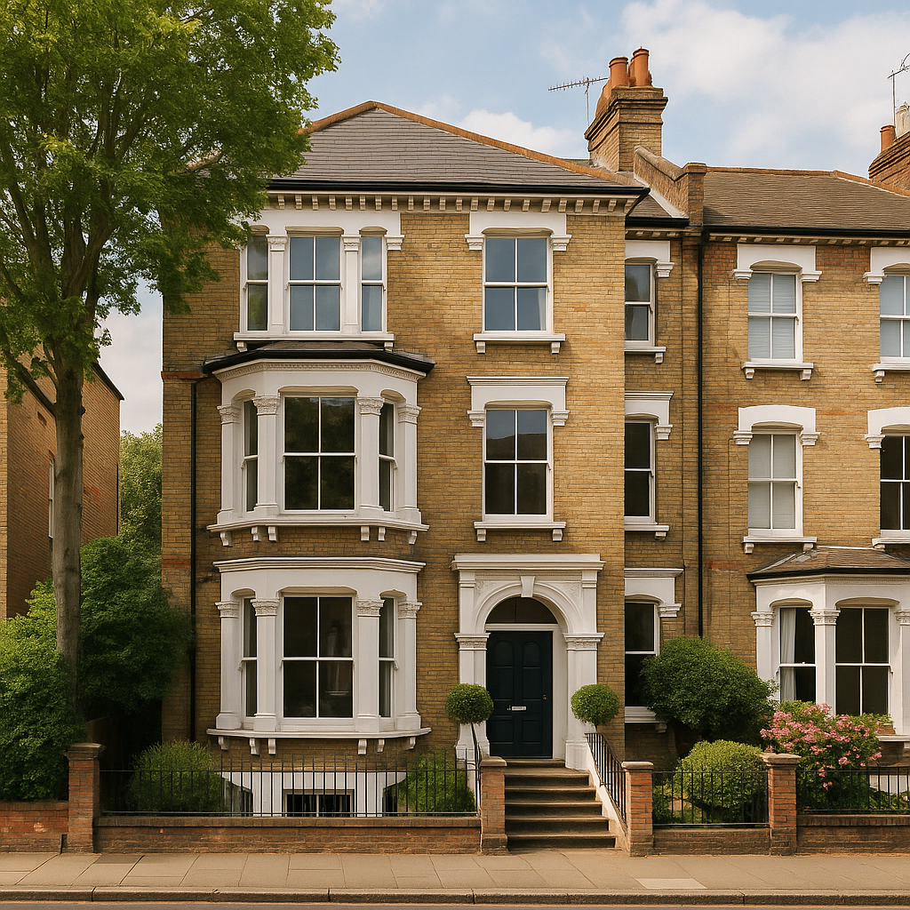 Beautiful London Victorian terraced house showcasing True Linear's comprehensive renovation approach